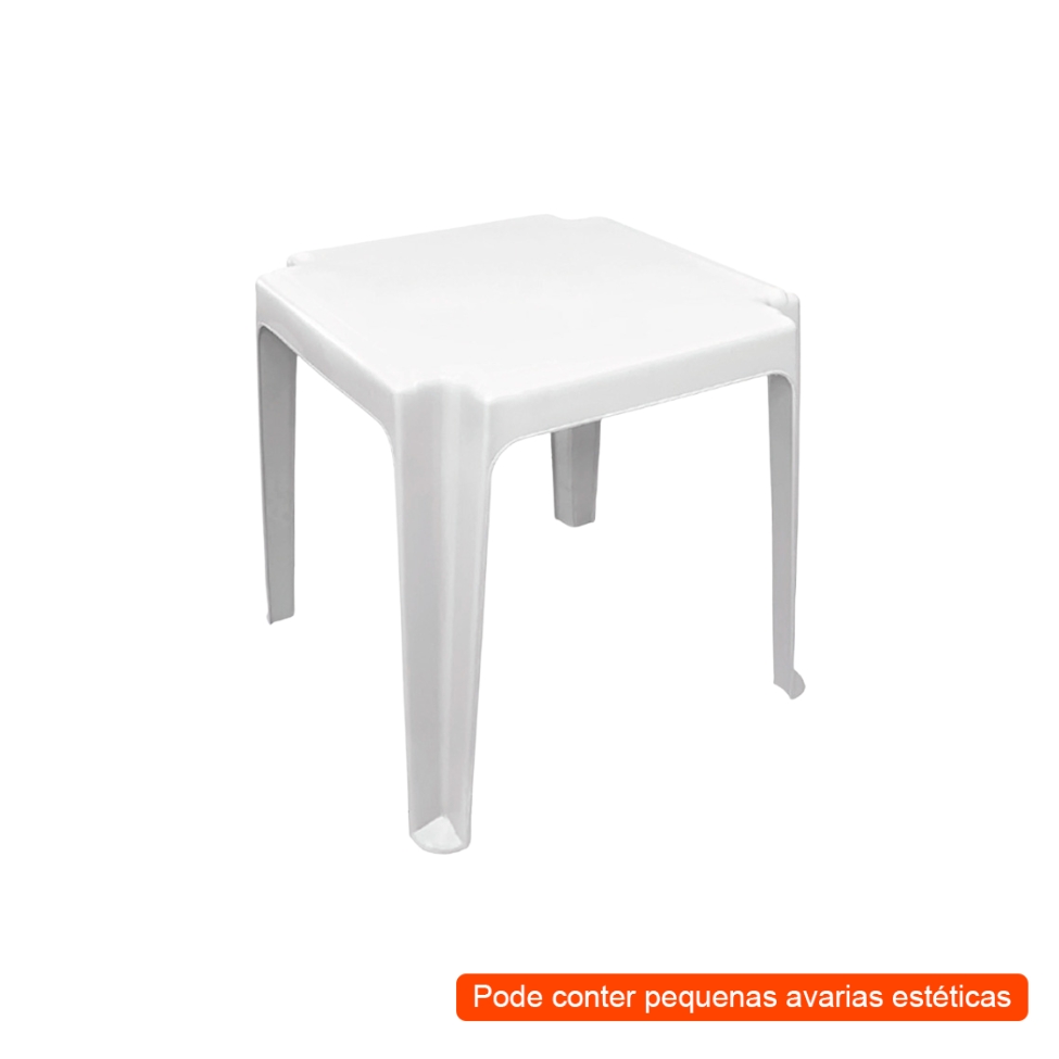 [OUTLET] Mesa de Apoio Lateral para Área Externa Lesis Branca