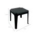 [OUTLET] Mesa de Apoio Lateral para Área Externa Lesis Preta