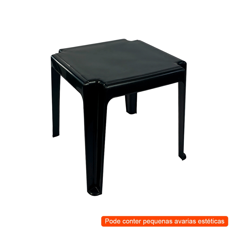 [OUTLET] Mesa de Apoio Lateral para Área Externa Lesis Preta