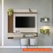 [OUTLET] Painel para TV até 55 Polegadas Alvorada Freijó e Off White