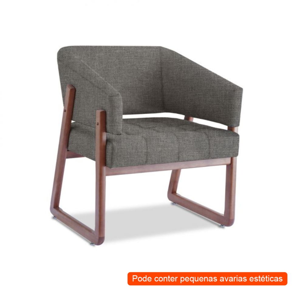 [OUTLET] Poltrona Air Cinza