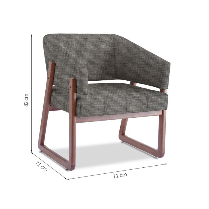 [OUTLET] Poltrona Air Cinza