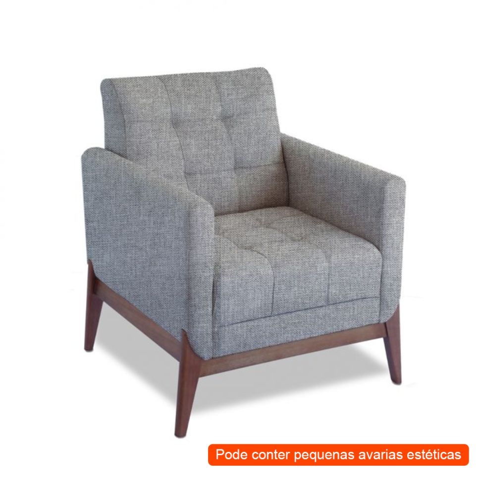 [OUTLET] Poltrona Brooks Cimento
