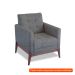 [OUTLET] Poltrona Brooks Cinza