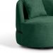 [OUTLET] Poltrona Laila Bouclé Verde e Preta