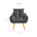 [OUTLET] Poltrona Lidi Cinza