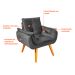 [OUTLET] Poltrona Lidi Cinza