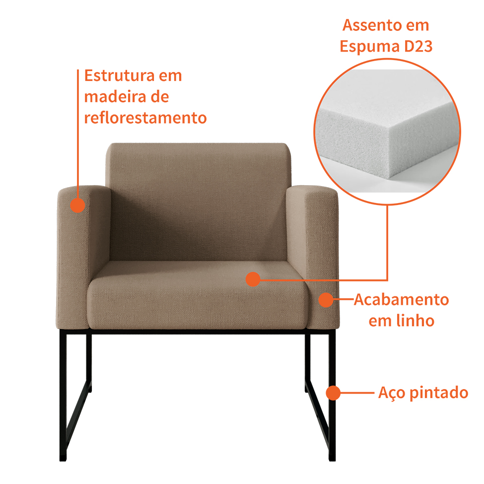 [OUTLET] Poltrona Sara Bege