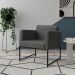 [OUTLET] Poltrona Sara Cinza