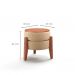 [OUTLET] Puff Frapê Linho Bege 47 cm