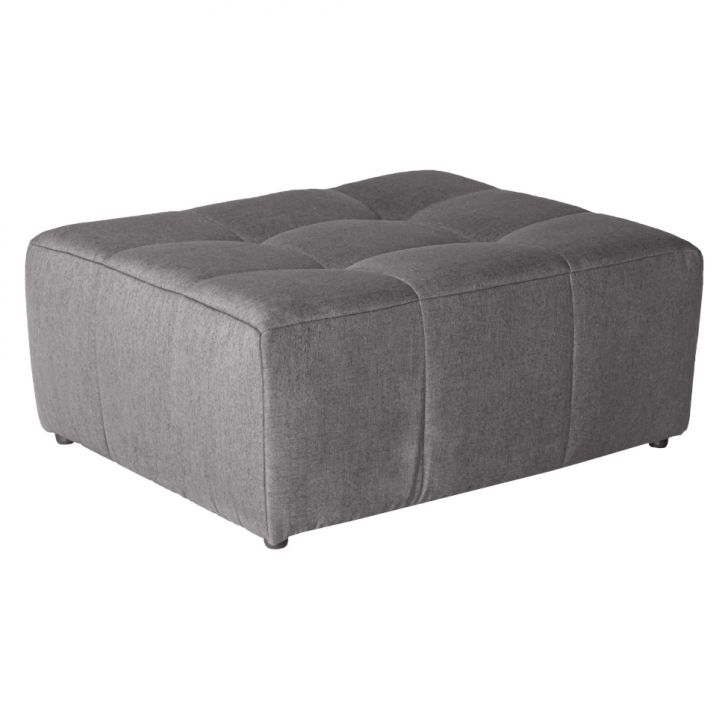 [OUTLET] Puff Modular Soho Linho Cinza