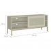 [OUTLET] Rack Buriti 1 PT Off White 135 cm