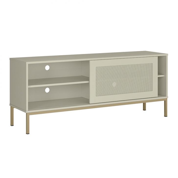 [OUTLET] Rack Buriti 1 PT Off White 135 cm