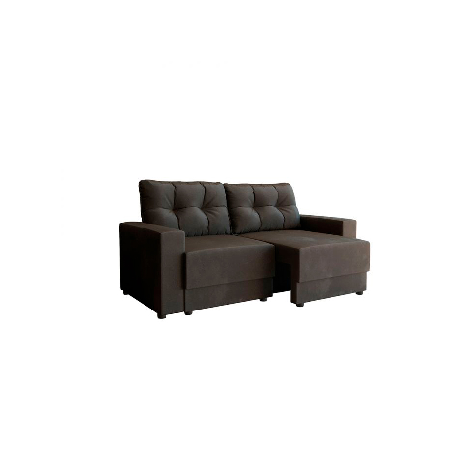 [OUTLET] Sofá 2 Lugares 140 cm Retrátil Lubeck I Suede Grafite