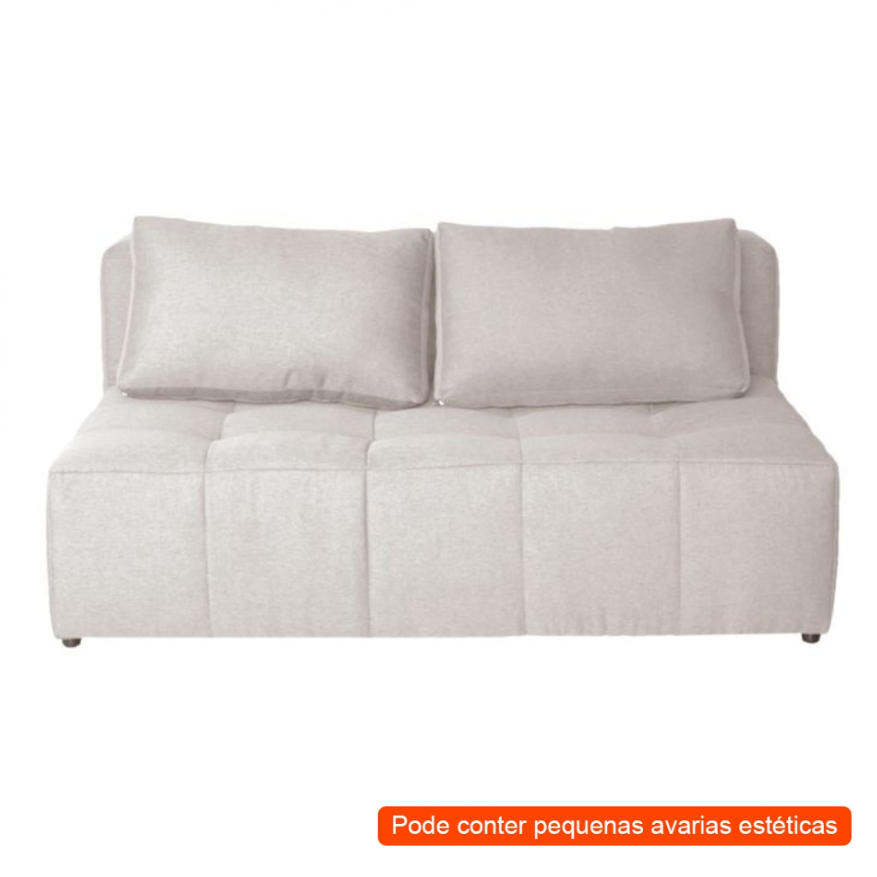 [OUTLET] Sofá 2 Lugares Modular Soho Linho Cru