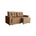 [OUTLET] Sofá 3 Lugares 180 cm Retrátil Lubeck I Suede Bege