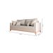 [OUTLET] Sofá 3 Lugares 182 cm Beny Linho Cotton Cru