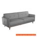 [OUTLET] Sofá 3 Lugares Di Cavalcanti Cinza 200 cm