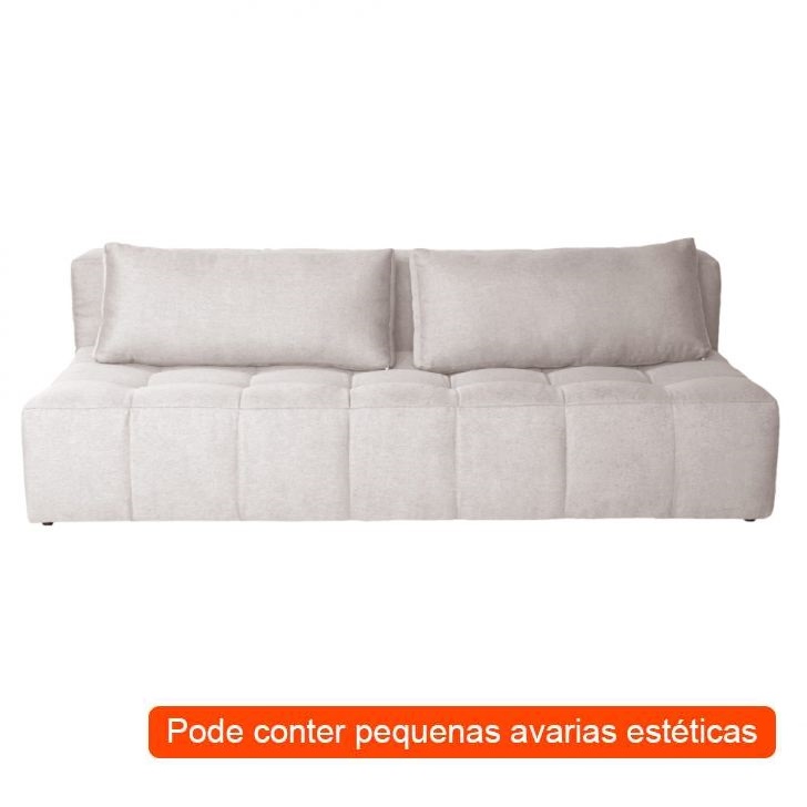 [OUTLET] Sofá 3 Lugares Modular Soho Linho Cru