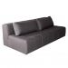 [OUTLET] Sofá 3 Lugares Modular Soho Linho Grafite