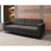 [OUTLET] Sofá 3 Lugares Pé Palito Living Linho Cotton Grafite 180 cm