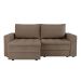 [OUTLET] Sofá 3 Lugares Retrátil Berna Linho Bege 210 cm