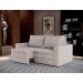 [OUTLET] Sofá 3 Lugares Retrátil Berna Linho Cru 180 cm