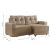 [OUTLET] Sofá 3 Lugares Retrátil Lubeck Linho Bege
