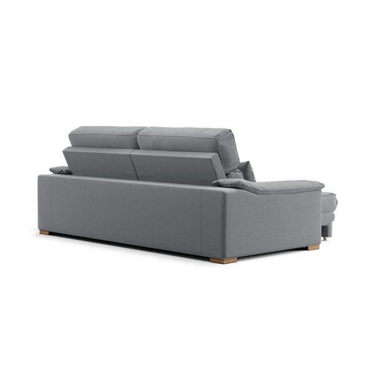[OUTLET] Sofá 3 Lugares Retrátil e Reclinável Lupin Linho Cinza 180 cm