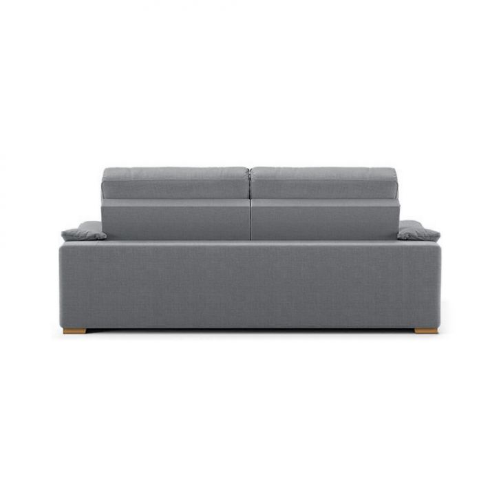 [OUTLET] Sofá 3 Lugares Retrátil e Reclinável Lupin Linho Cinza 180 cm