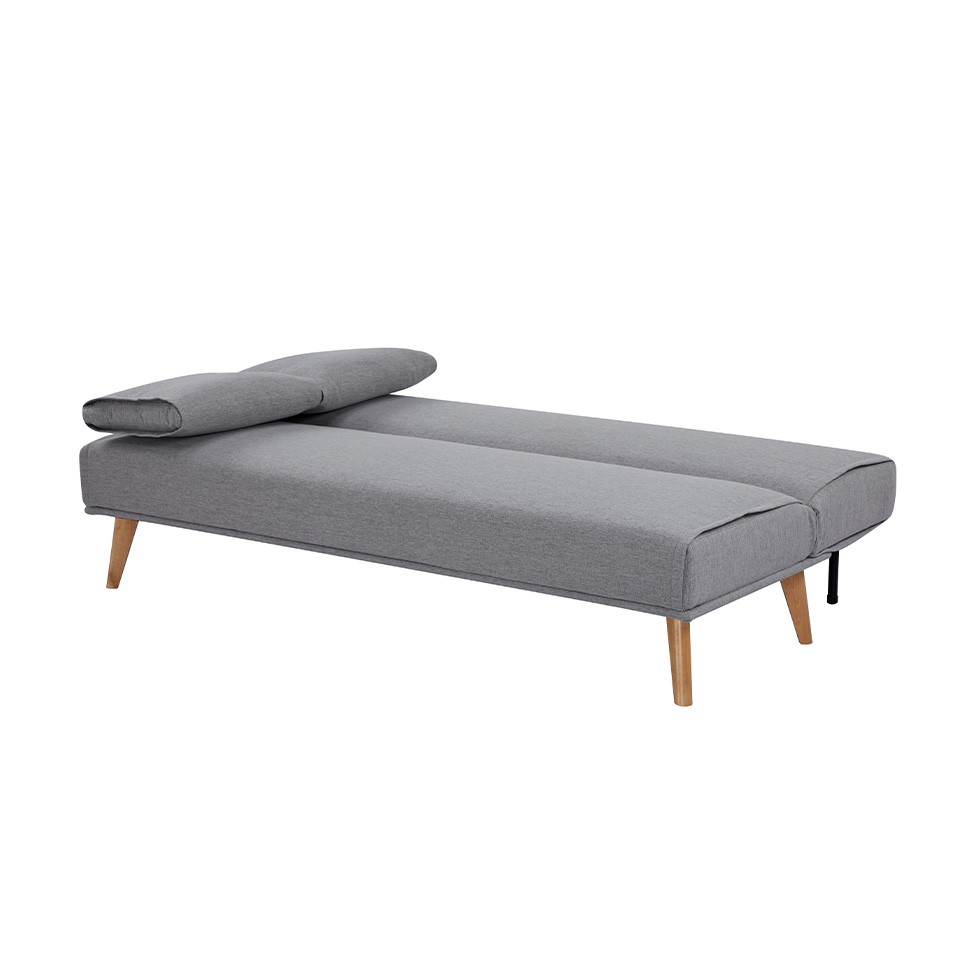 [OUTLET] Sofá-Cama 3 Lugares Catania Cinza Claro
