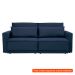 [OUTLET] Sofá-Cama Casal 3 Lugares Retrátil Sem Caixa Aspen Suede Azul Petróleo