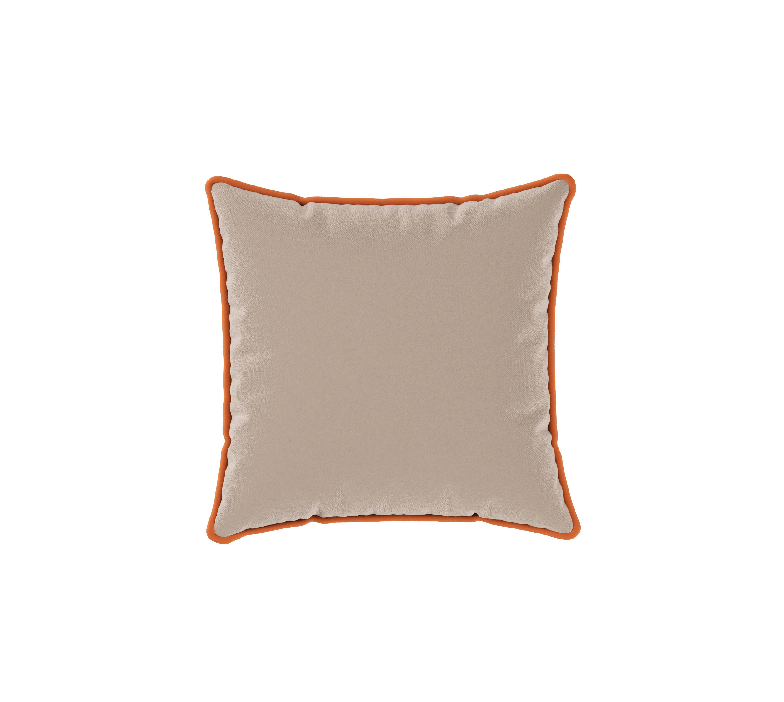 Almofada Decorativa Candy 45x45 Suede Bege e Terracota