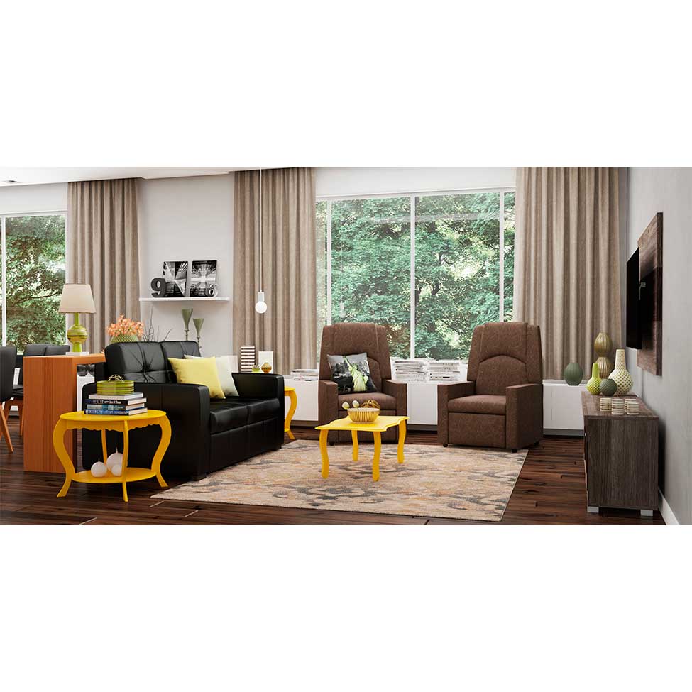 Aparador Gold Imbuia 140 cm