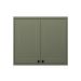 Armário Aéreo Évora 2 Portas Verde Hill 80 cm