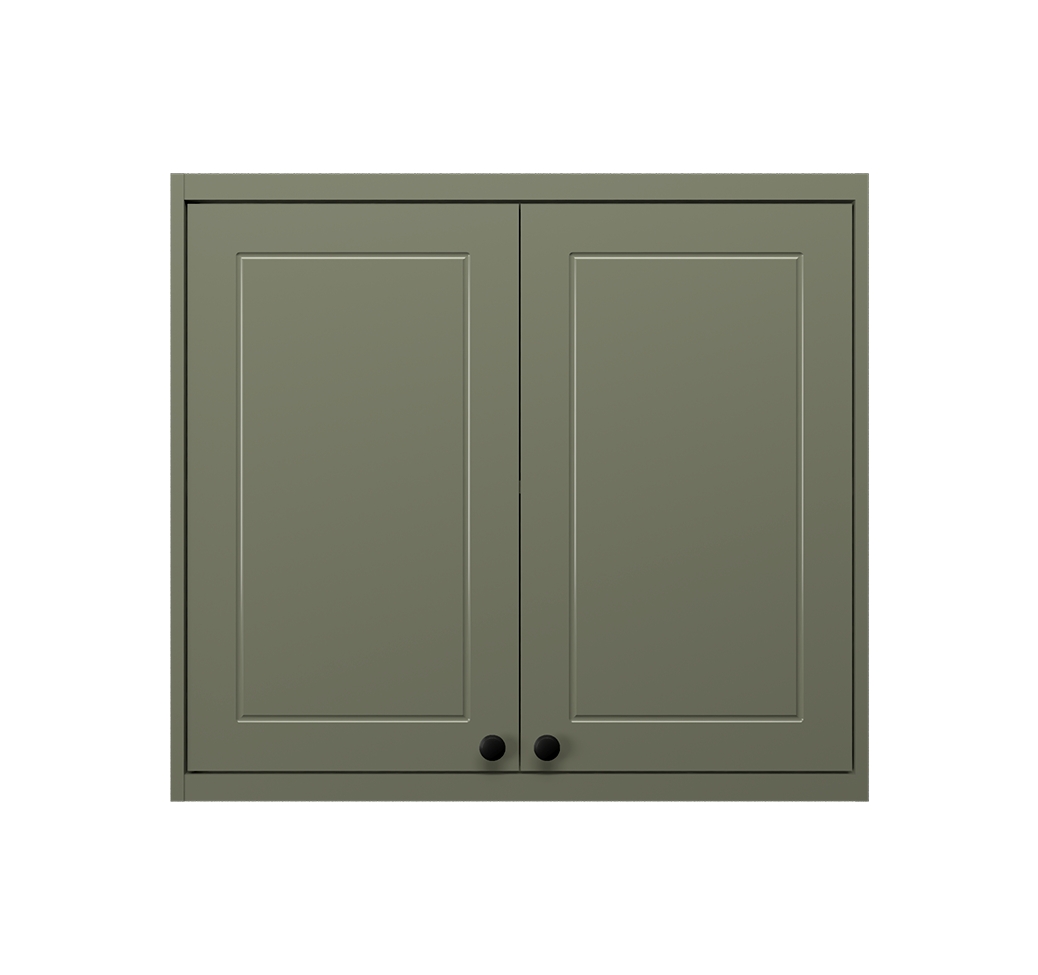 Armário Aéreo Évora 2 Portas Verde Hill 80 cm