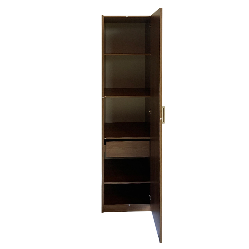 Armário Modular Badejo 1 Porta 1 Gaveta Carvalho