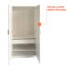 Armário Modular Badejo 2 Portas 1 Gaveta Branco