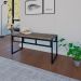 Banco 2 Lugares Wooden Carvalho Dark e Preto