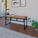 Banco 2 Lugares Wooden Mel e Preto