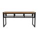 Banco 2 Lugares Wooden Mel e Preto
