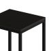 Banco Alto Wooden Ônix e Preto