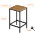 Banco Alto Wooden Mel e Preto