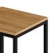 Banco Alto Wooden Mel e Preto