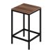 Banco Alto Wooden Nogal e Preto