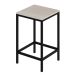 Banco Alto Wooden Snow e Preto