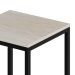 Banco Alto Wooden Snow e Preto