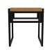 Banco Baixo Wooden Mel e Preto