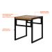 Banco Baixo Wooden Mel e Preto