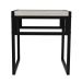 Banco Baixo Wooden Snow e Preto